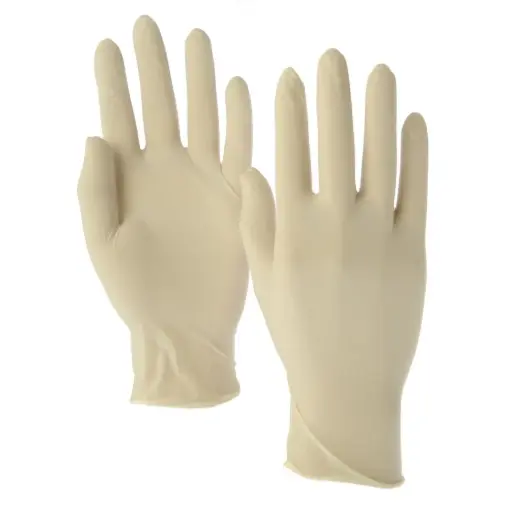 Powder-Free Latex Exam Gloves, (100/Box)